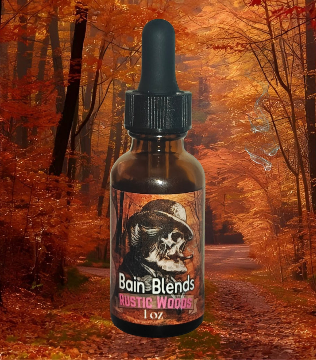 Rustic Woods, 1 oz Beard Oil (Apples, White Birch Leaves, Tabak, Suede, Flannel, Hickory, Vintage Leather, Maple Bourbon)