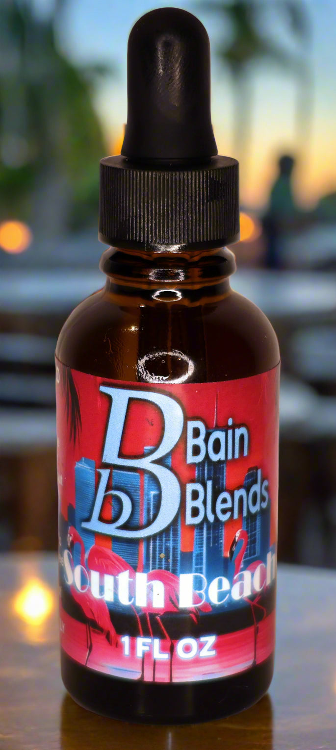 South Beach, 1 oz Beard Oil (Tobacco, Citrus, Teakwood)