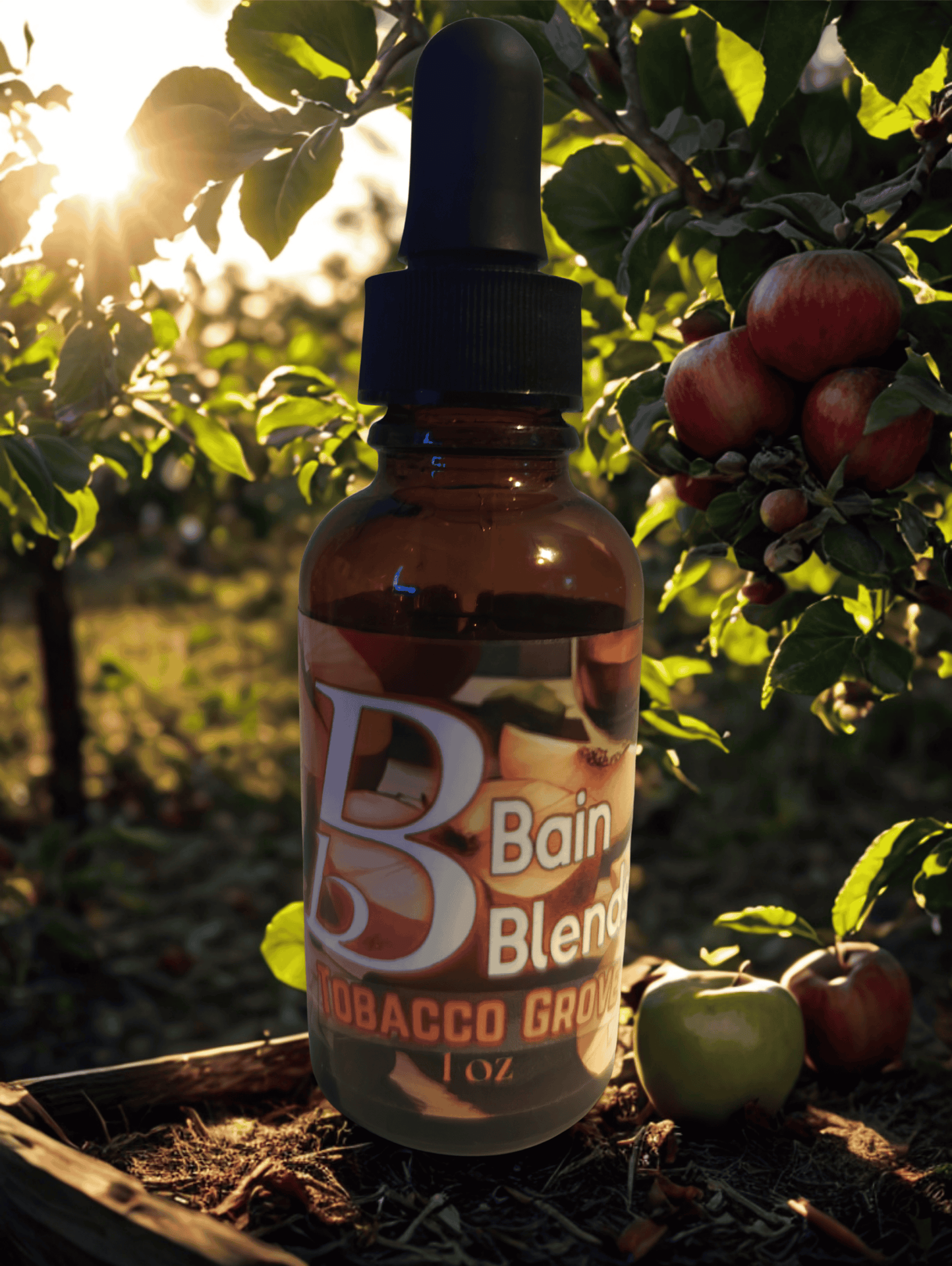 1 oz. Tobacco Grove (Peach, Apple, Tobacco, and Oud)