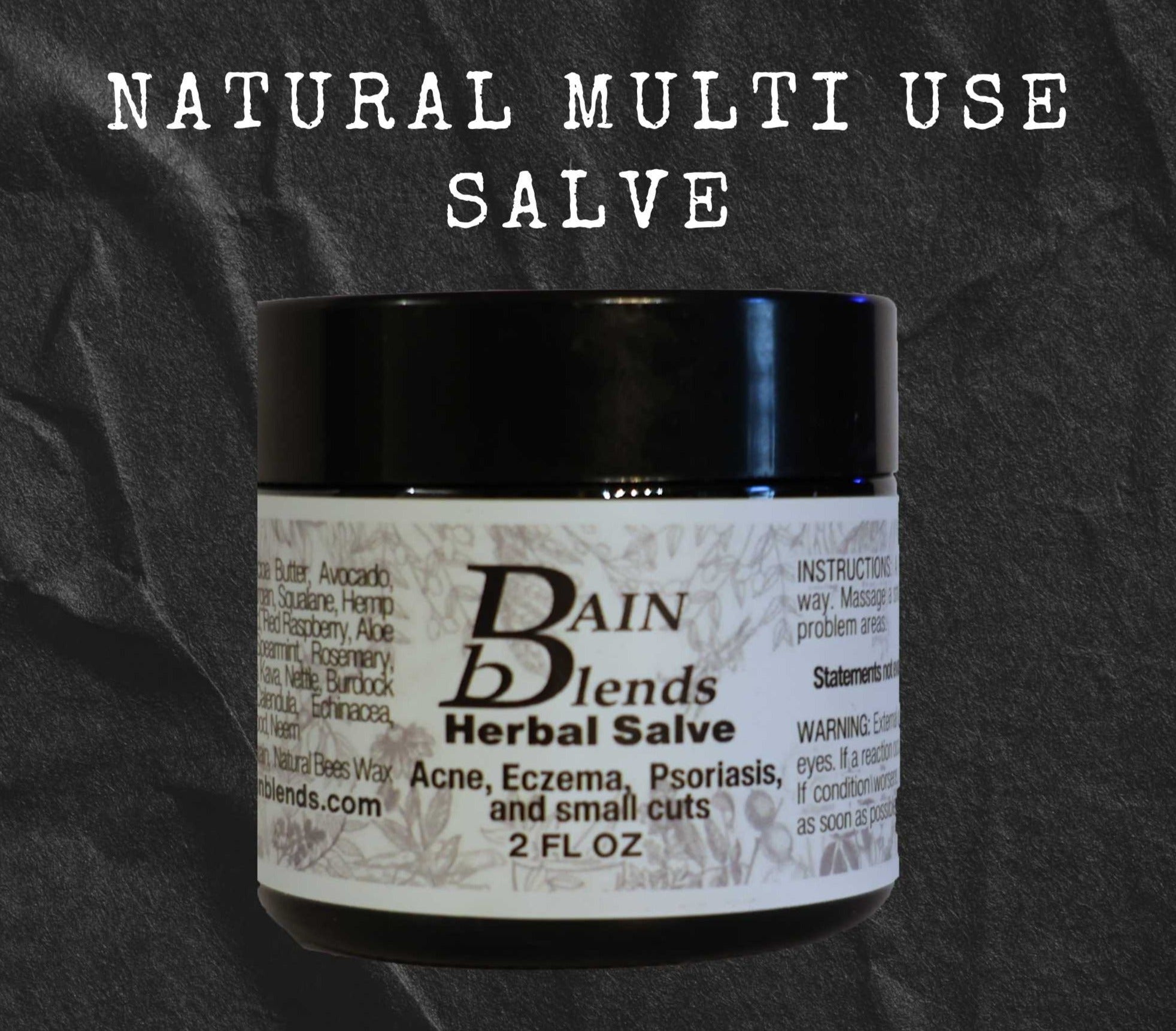 Salve for Eczema, Psoriasis (multi use)