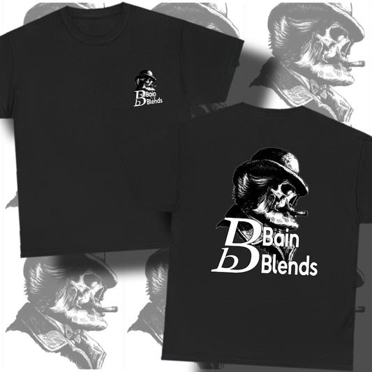 Black Short Sleeve Bain Blends T-shirt, 100% Cotton (ultra cotton) (product cannot be discounted) (Copy)