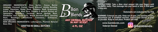 Beard and Skin Butter 4 oz, ANY FRAGRANCE on site. (Email MUST be sent after purchase)