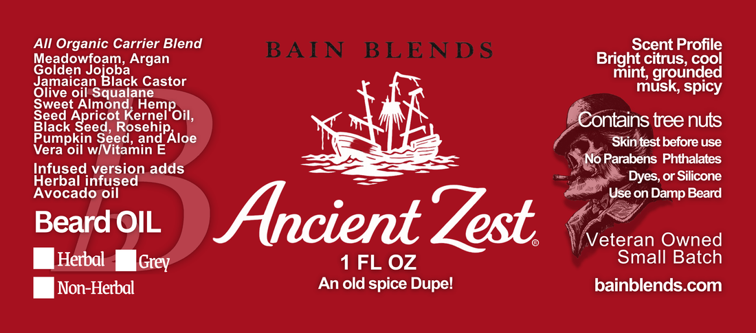 Ancient Zest (Bright citrus, cool mint, grounded musk, Spicy)