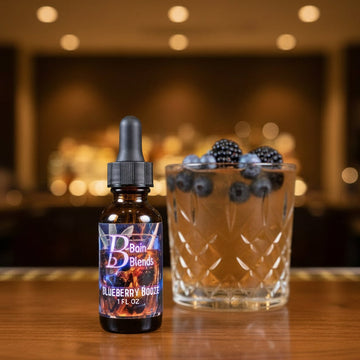 Blueberry Booze, 1 oz Beard Oil (Blueberry, Blackberry, Sage, Velvet Tobacco, Black Currant, Vanilla, and Aged Whiskey) 4 Blends Available