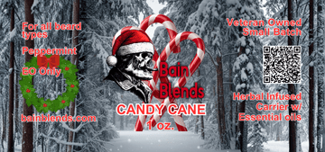 Candy Cane, 1 oz Beard Oil (Peppermint EO) (Herbal or non Herbal Blend) 4 Blends Available