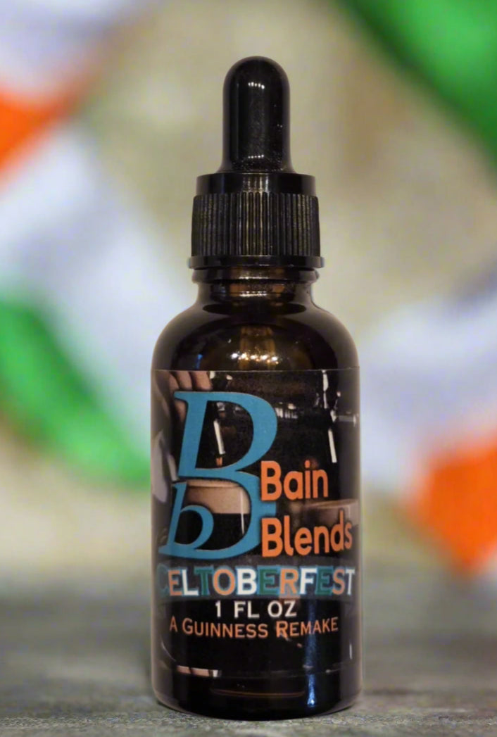 Celtoberfest 1 oz Beard Oil (Stout, Ale, Malt, Musk, Rosewood, Eucalyptus, Hops)