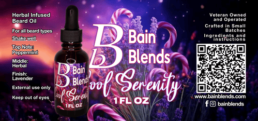 1 oz. Beard Oil, Cool Serenity (Lavender and Peppermint)