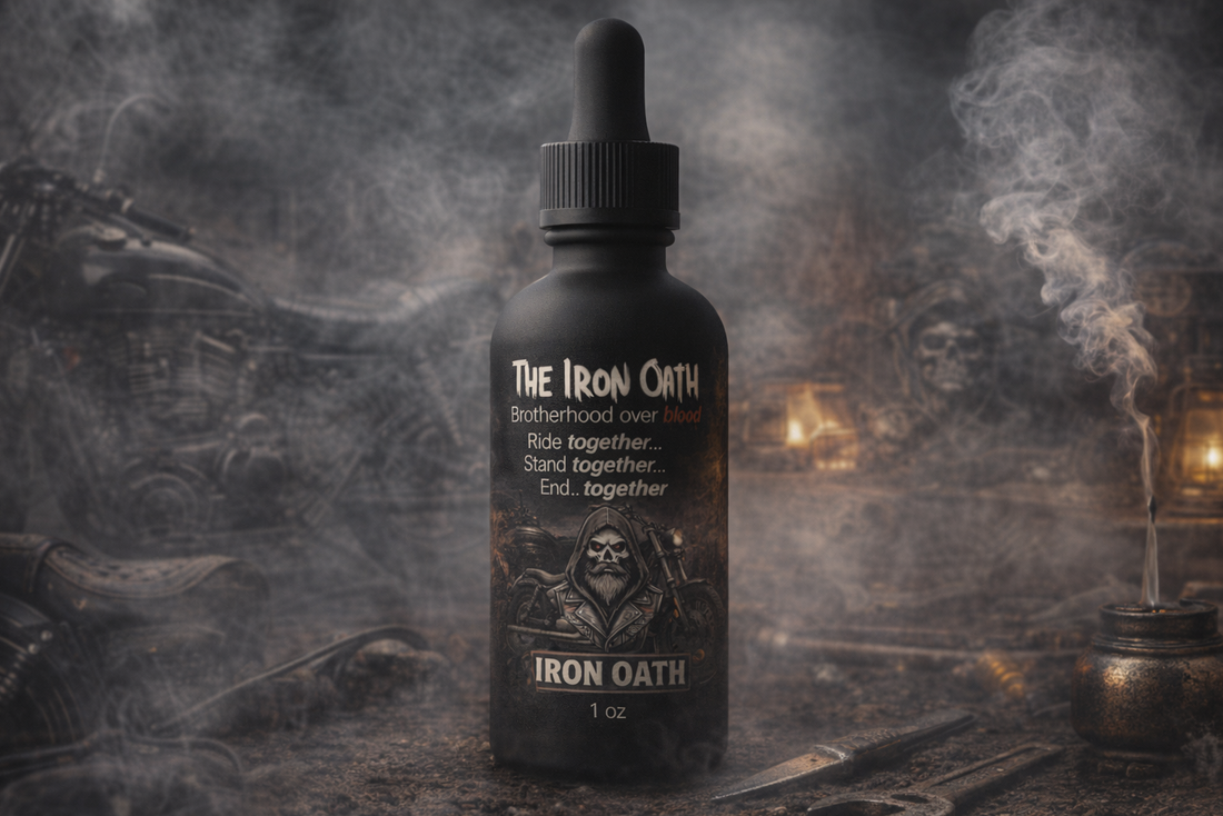 The Biker-The Iron Oath(Tom Ford Oud Minerale, Mineral Steele, Black Leather, Birch Tar, Dark Oud, Smoked Incense, Dark Black Patchouli, Heated Accord)