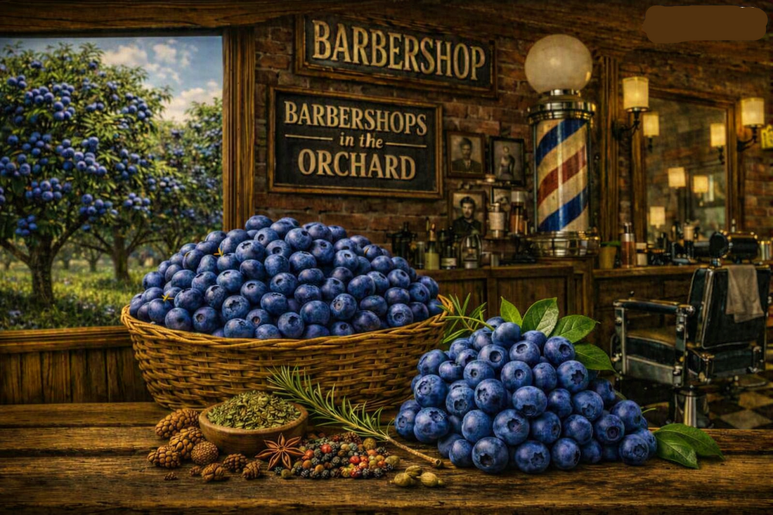 Barbershops in the Orchard (Apple, Pear, Blueberry, Clementine, and Peach)