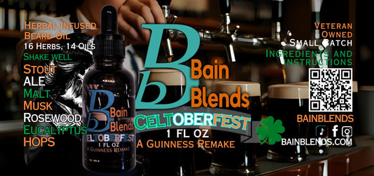 1 oz. Celtoberfest (Stout, Ale, Malt, Musk, Rosewood, Eucalyptus, Hops)