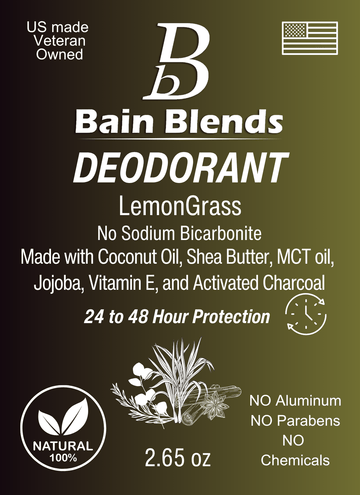 Natural Deodorant, Lemongrass