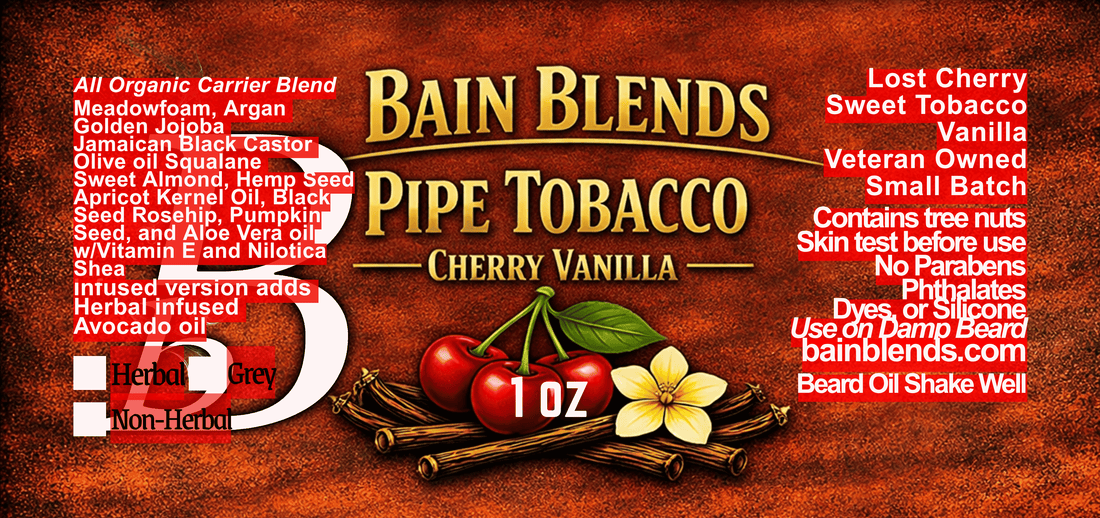 Pipe Tobacco Cherry Vanilla (Lost Cherry, Sweet Tobacco, Vanilla Bean)