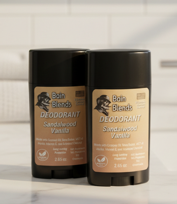 Natural Deodorant, (Sandalwood and Vanilla Fragrance)