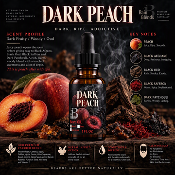 Dark Peach (Peach, Black Afgano, Black Oud, Black Saffron, Dark Patchouli)