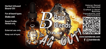 Frag Out, 1 oz Beard Oil (Fragrance free) 4 Blends Available
