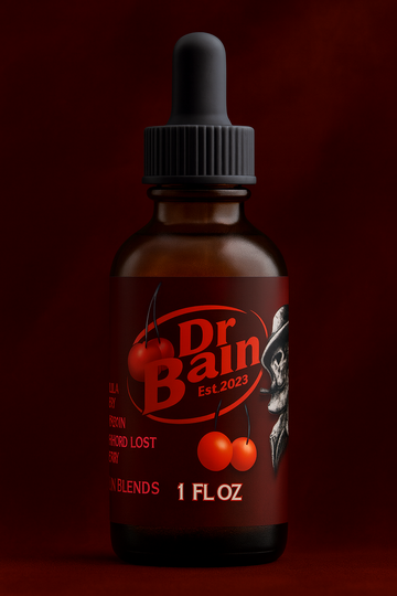 Cherry Dr. Bain (Dr. Pepper dupe) Beard Oil and butter (Dr. Pepper Dupe, Lost Cherry, Vanilla, Bourbon) 4 Blends Available