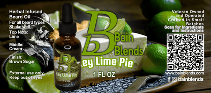 1 oz. Beard Oil, Key Lime Pie (Lime, Cream, Brown Sugar)