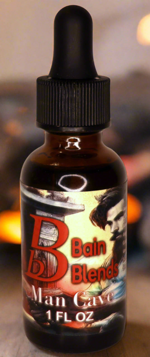 Man Cave, 1 oz. Beard Oil (Vanilla, Sandalwood, Sweet Tobacco)
