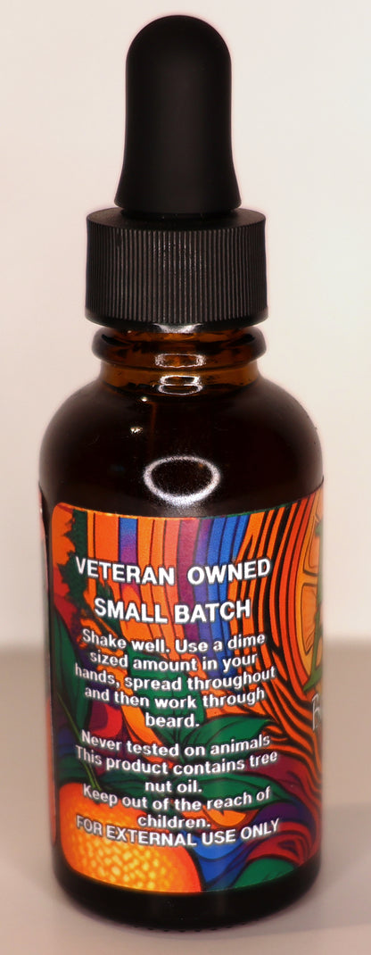 1 oz. Beard Oil, Burnt Orange Patchouli