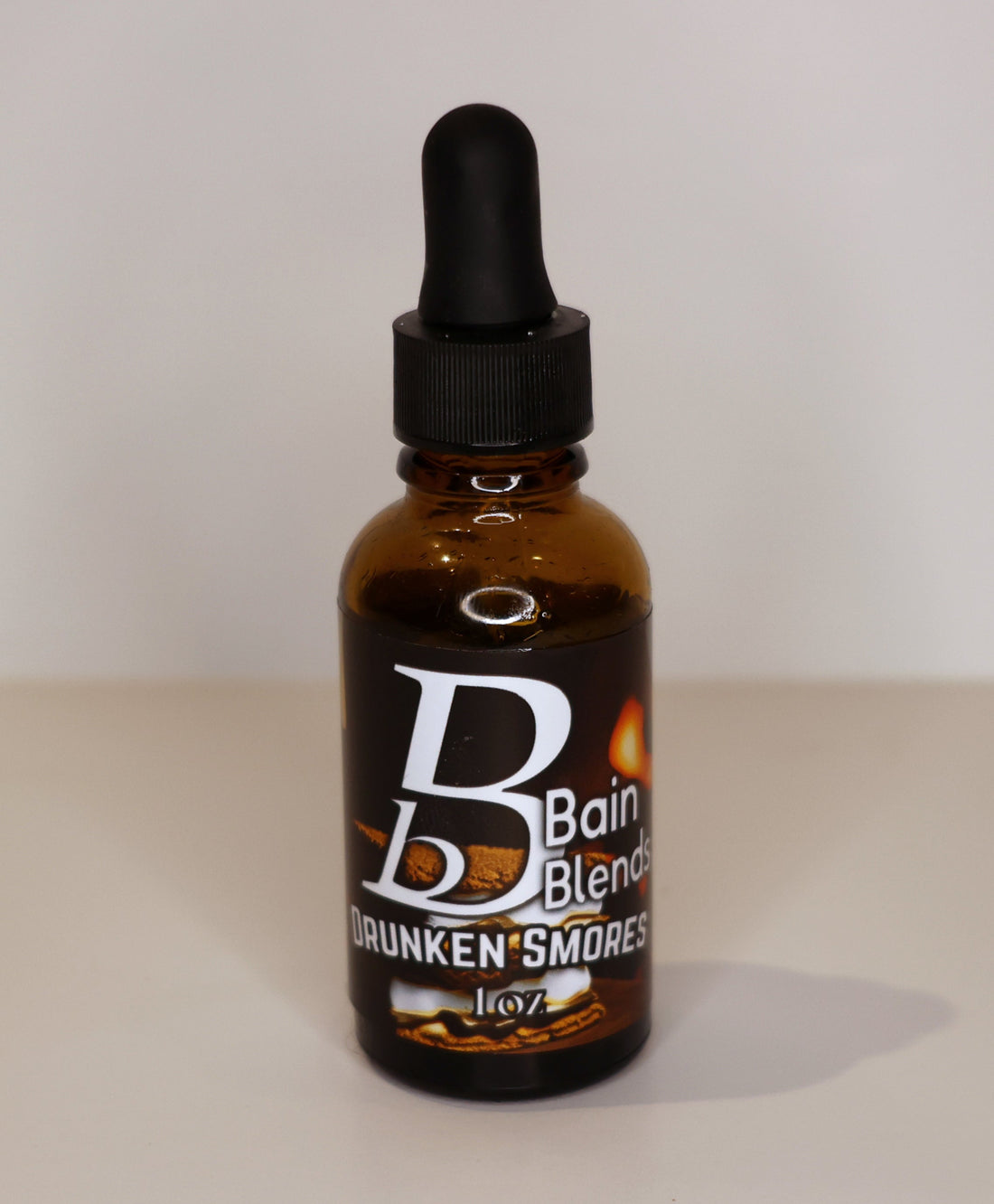 Drunken Smores, 1 oz Beard Oil (Chocolate, Cinnamon, Bourbon, Charcoal, and Marshmallow)