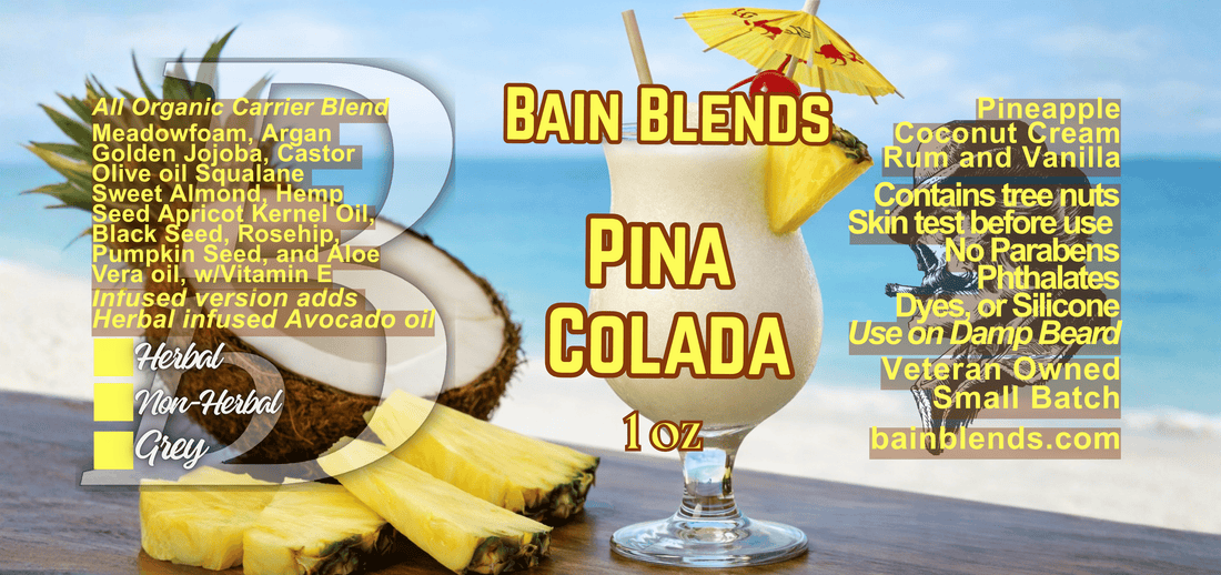 Pina Colada (Pineapple, Coconut Cream, Rum, and Vanilla)