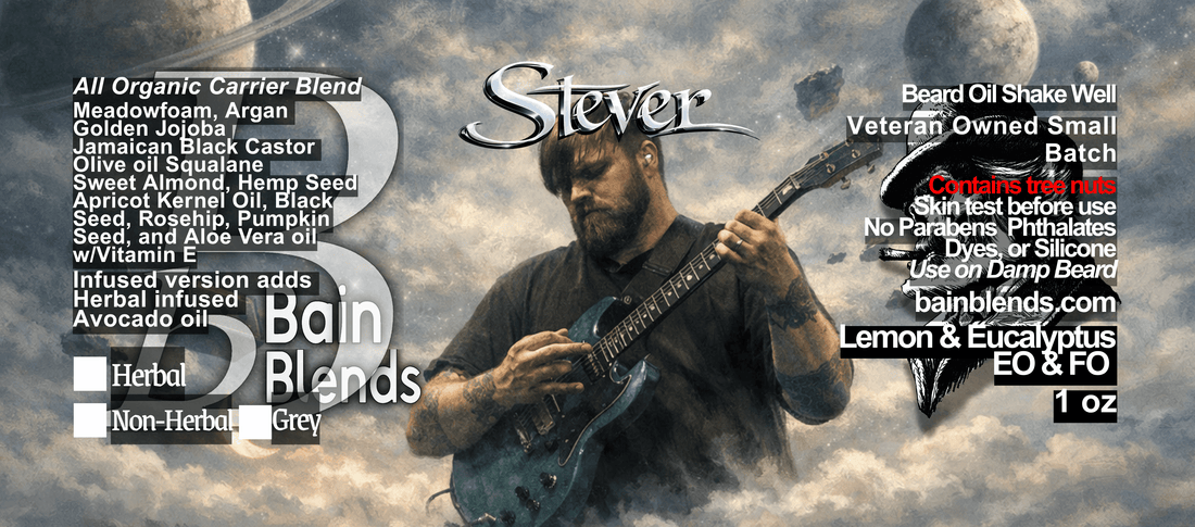 Stever, Beard Oil (Lemon, Eucalyptus) 4 Blends Available