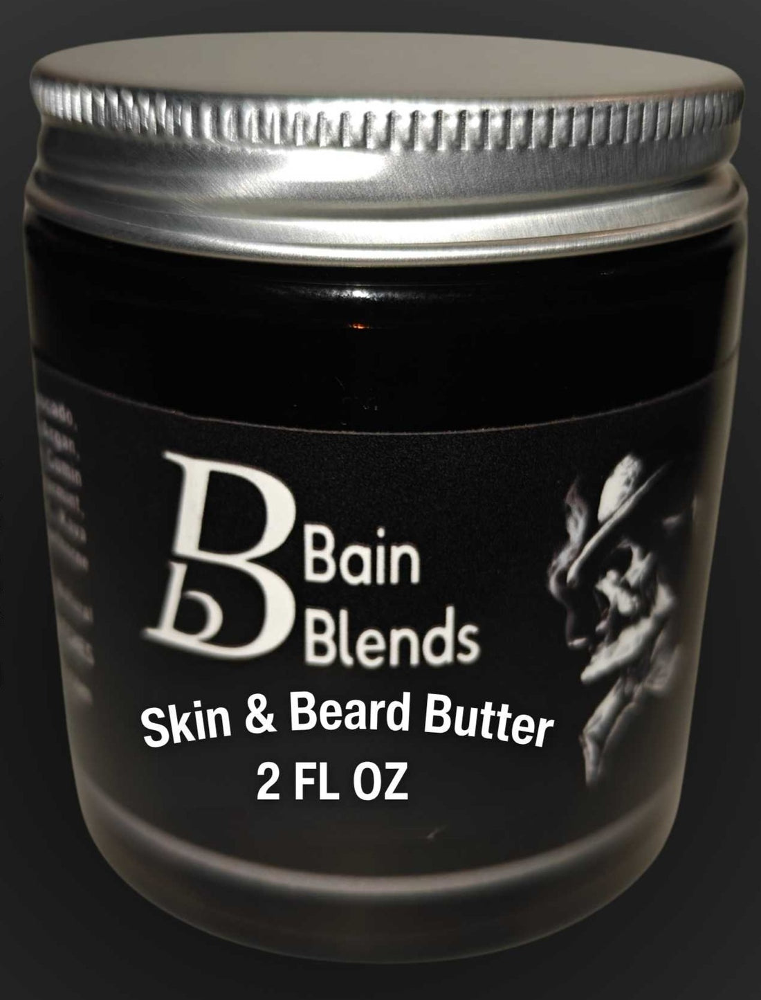 Herbal Infused Beard and Skin Butter 4 oz and 2 oz, Unscented