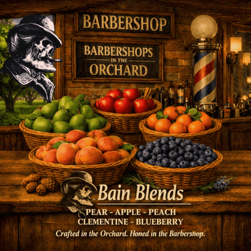 Barbershops in the Orchard (Apple, Pear, Blueberry, Clementine, and Peach)