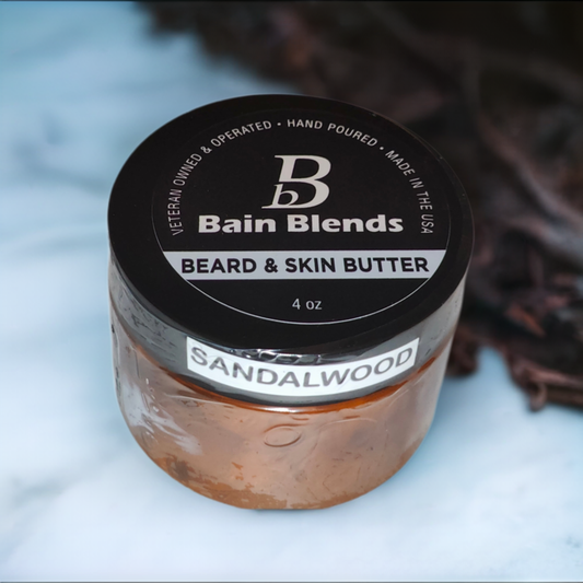 Beard and Skin Butter, Sandalwood, 4 oz.