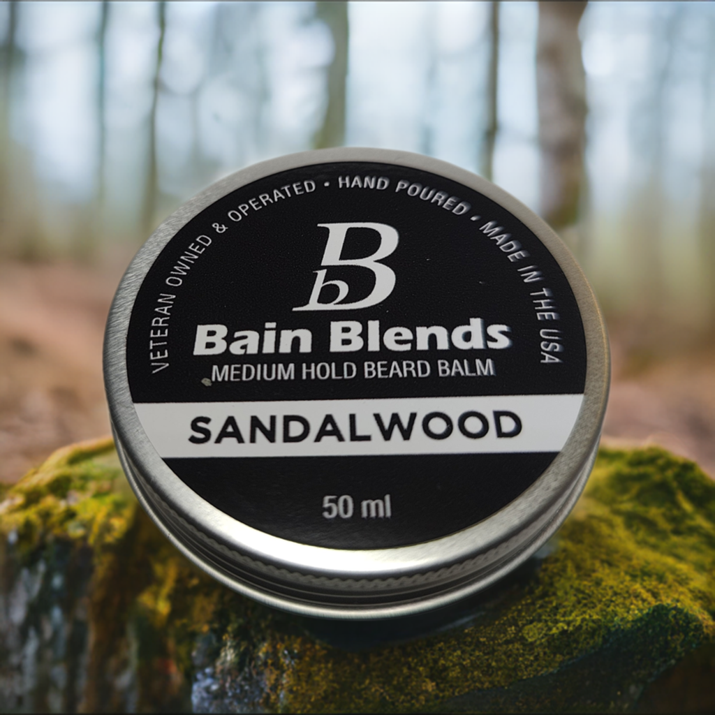 Medium Hold Beard Balm, Sandalwood 50 ml